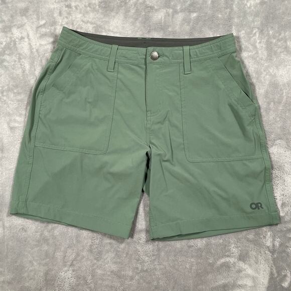 Outdoor Research Ferrosi Shorts 6 Green Hiking Stretch Performance Climbing Trek - Picture 1 of 11